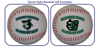 Senior Night Baseball Gifts & Baseball Team Gift Ideas